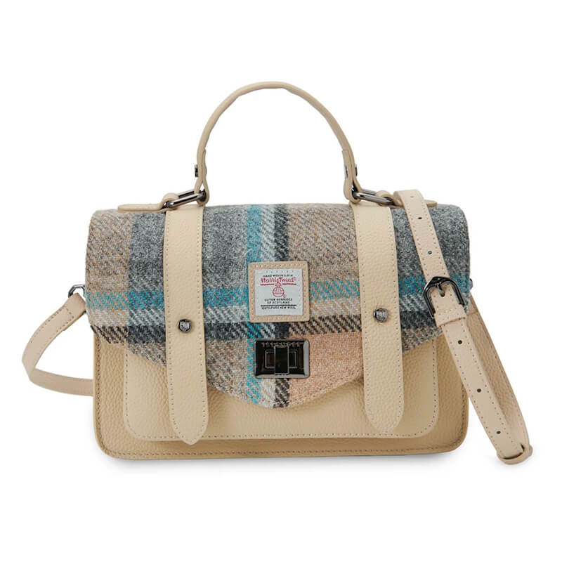 Kabelka The Leather Mini Satchel Islander Check kožená - Islander
