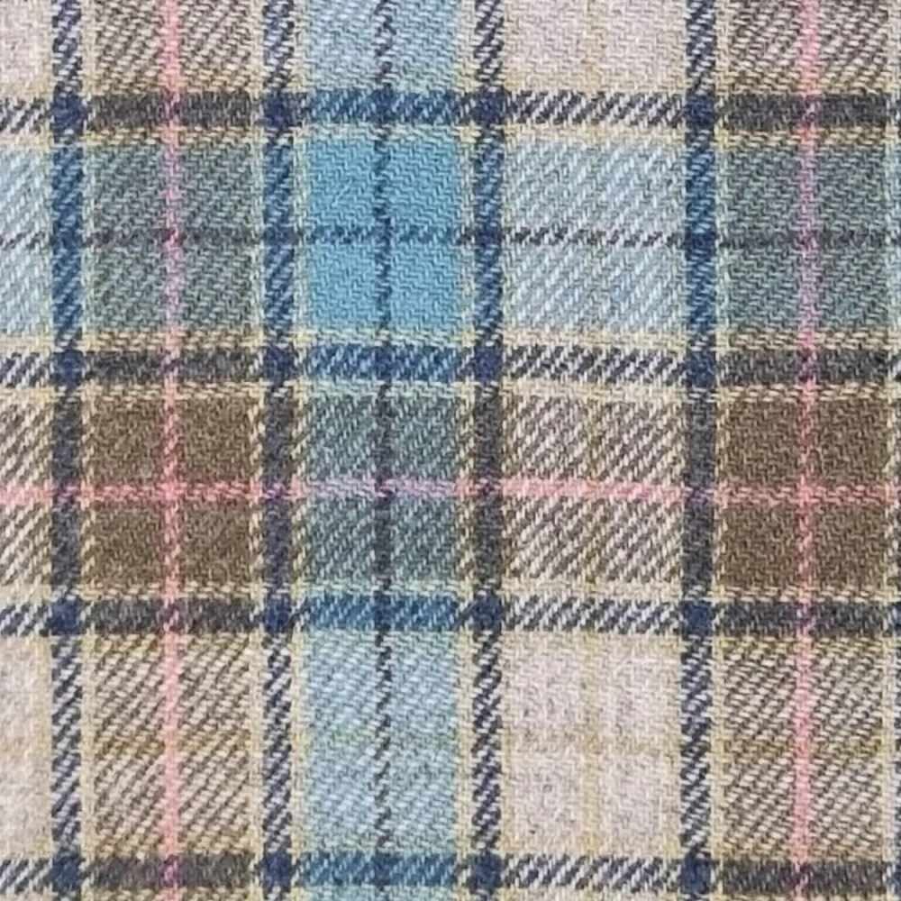 Batoh Naver Harris Tweed - Turquoise Tartan