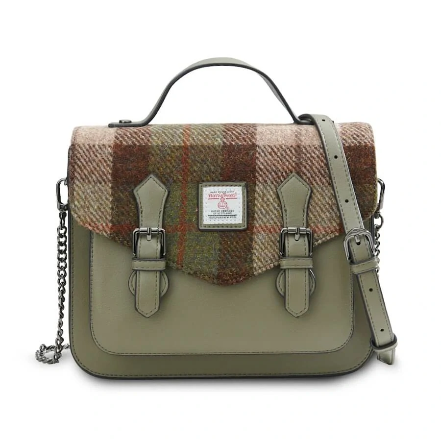 Kabelka The Medium Calton Satchel Chestnut Tartan - Islander
