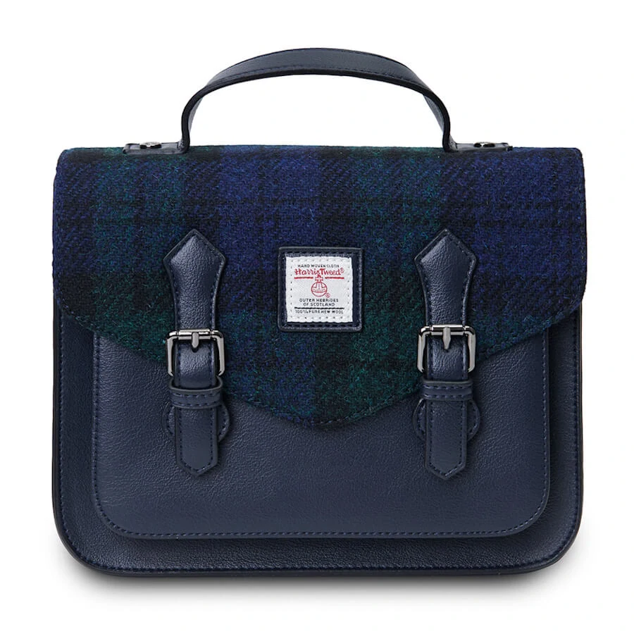 Kabelka The Medium Calton Satchel Black Watch - Islander