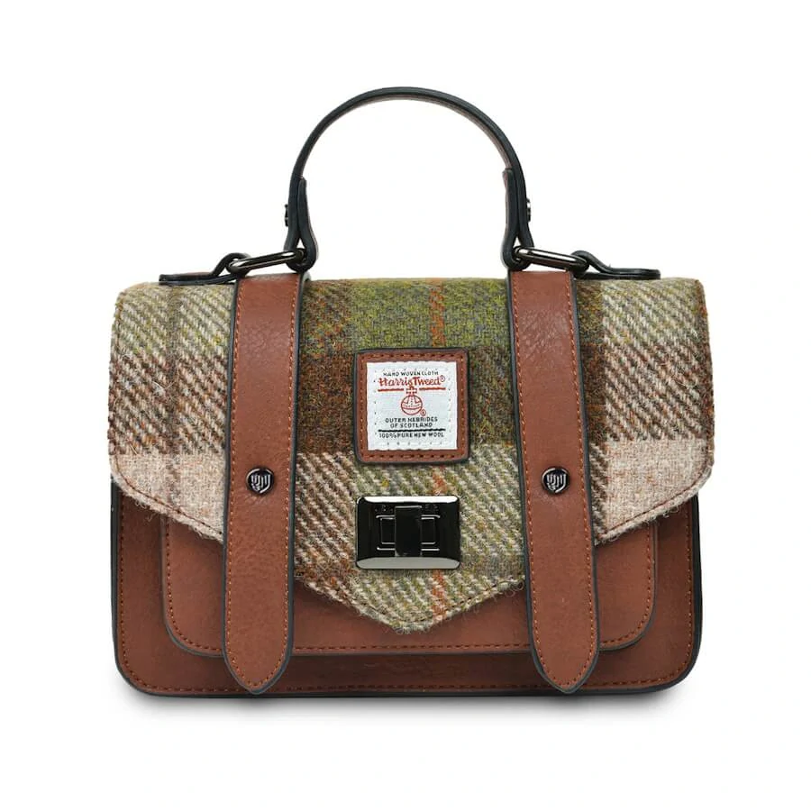 Kabelka The Mini Satchel Chestnut Tartan - Islander