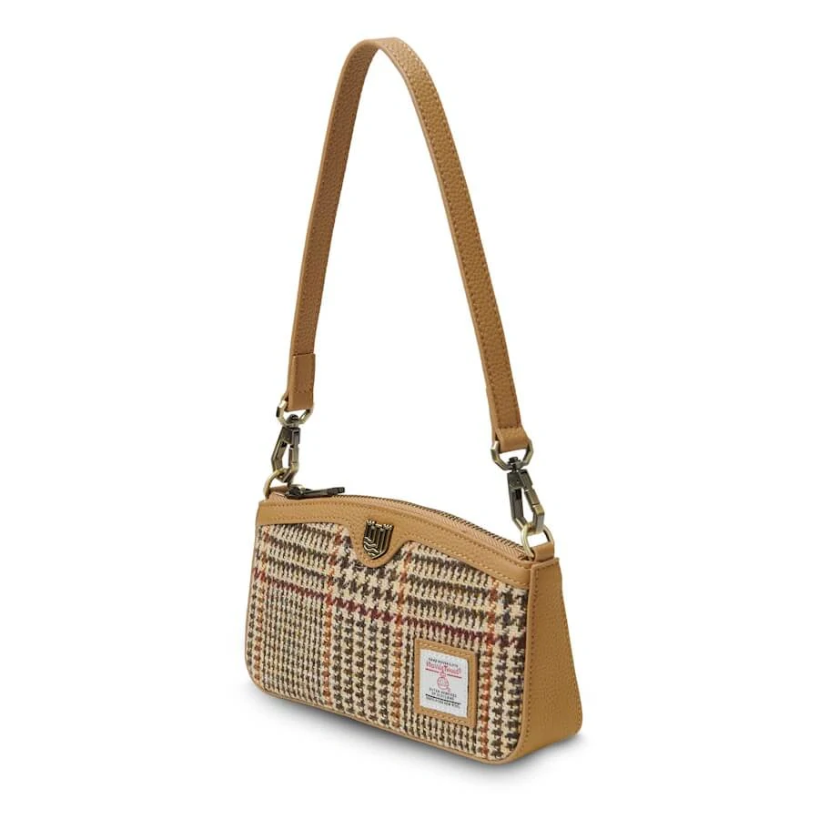 Kabelka The Ailsa Beige Dogtooth kožená - Islander
