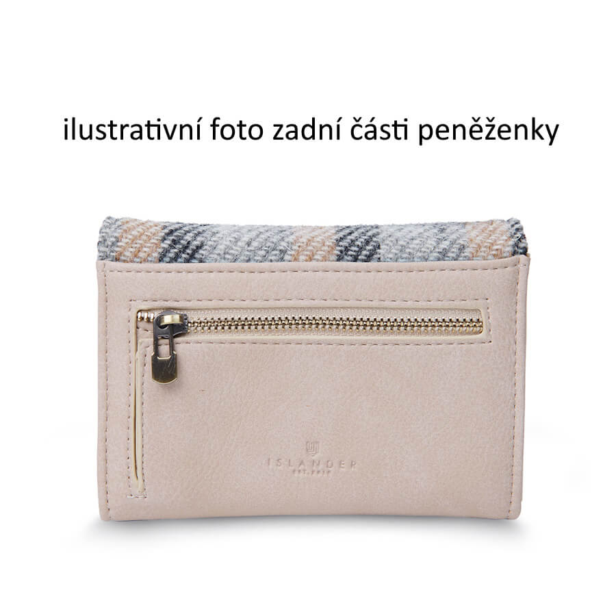 Malá peněženka Clasp Purse Green Rose Pink Tartan - Islander