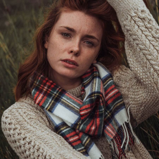 Šála z jehněčí vlny Dress Stewart 180x30 cm John Hanly