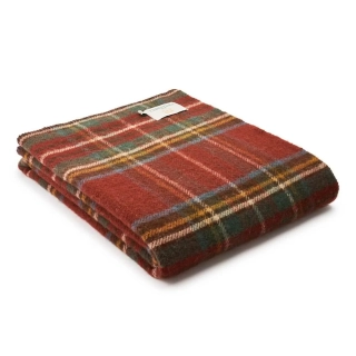 Vlněná deka Tartan Antique Royal Stewart (bez třásní) 200 x 150 cm Tweedmill