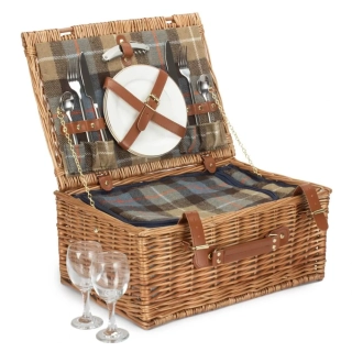 Piknikový koš COUNTRY HAMPER proutěný pro 2 osoby