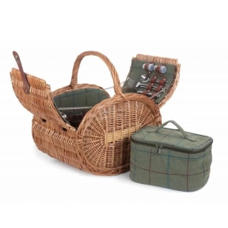 Piknikový koš MORGAN proutěný pro 4 osoby