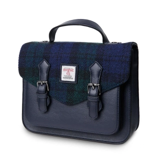 Kabelka The Medium Calton Satchel Black Watch - Islander