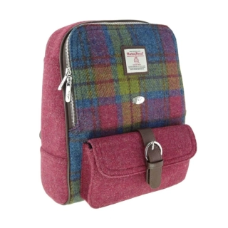 Batoh Naver Harris Tweed Multi Colour Tartan - Glen Appin