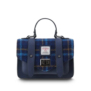 Kabelka The Mini Satchel Navy Tartan - Islander