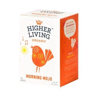 Zelený energizující čaj Kouzelné ráno BIO - Higher Living (15 sáčků)