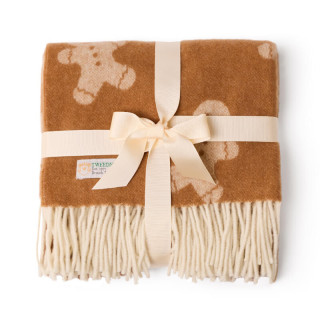 Merino vlněná dětská deka Gingerbread 100 x 75 cm Tweedmill