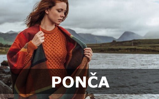 Ponča z jehněčí vlny