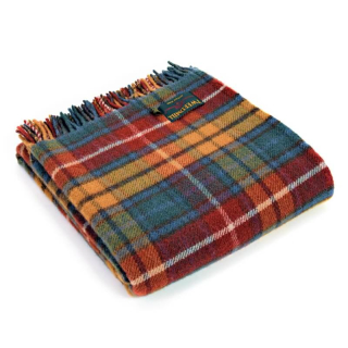Vlněná deka Tartan Antique Buchanan 183 x 70 cm Tweedmill