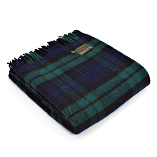 Vlněná deka Tartan Black Watch 183 x 70 cm Tweedmill